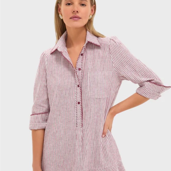 Striped Button-Up Shirt - Picture 3 of 6